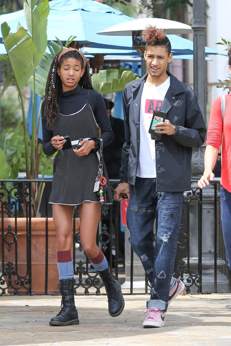 Willow Smith in LA with boyfriend Tyler Cole