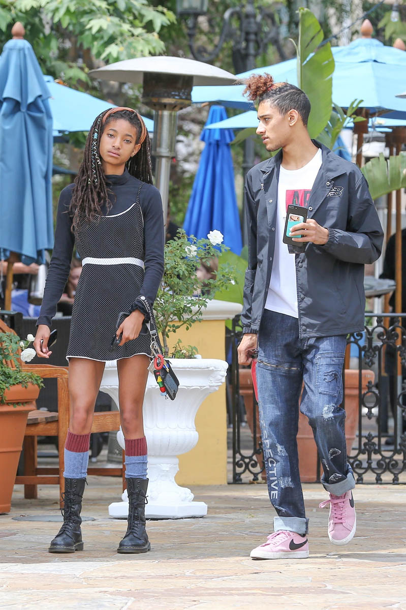 Willow Smith in LA with boyfriend Tyler Cole