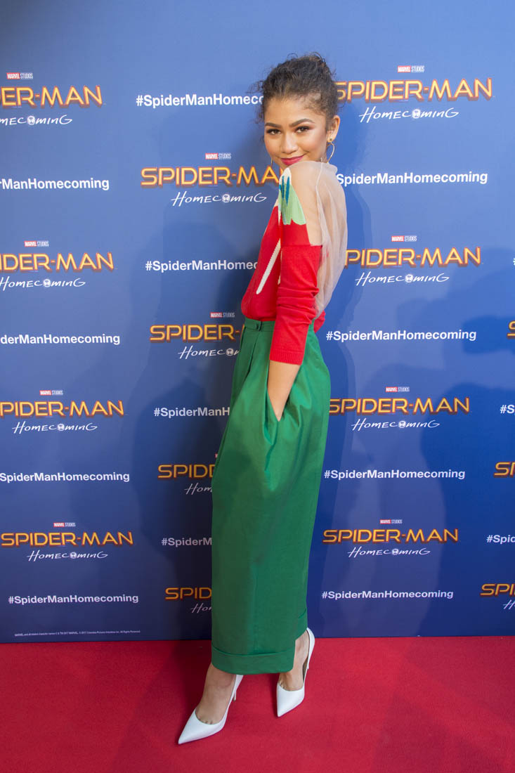 Zendaya's Spider-Man: Homecoming promotional style porn ...