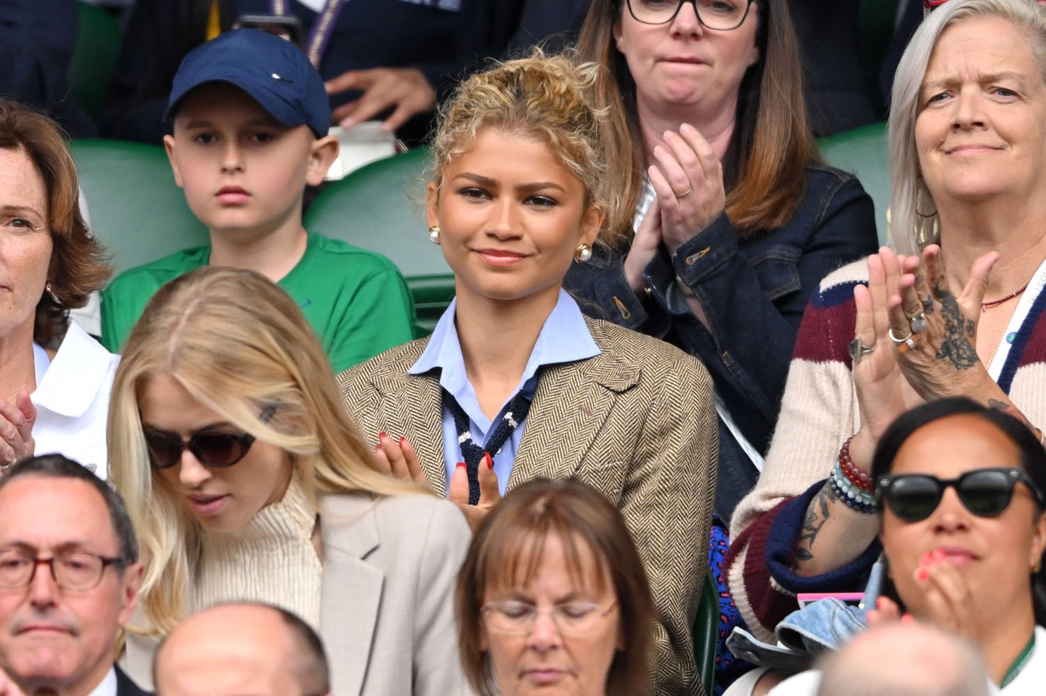 Tennis still very much a part of Zendaya's personality at Wimbledon and ...