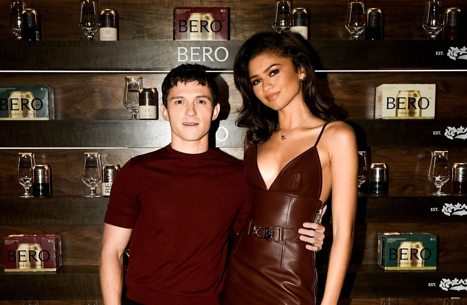 Zendaya is Tom Holland's biggest fan at his BERO launch in custom ...