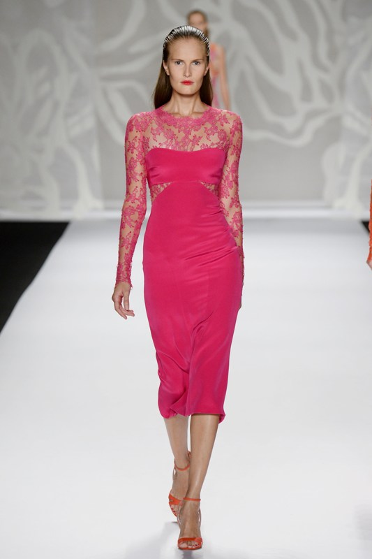 NY Fashion Week: Monique Lhuillier Spring 2014|Lainey Gossip ...