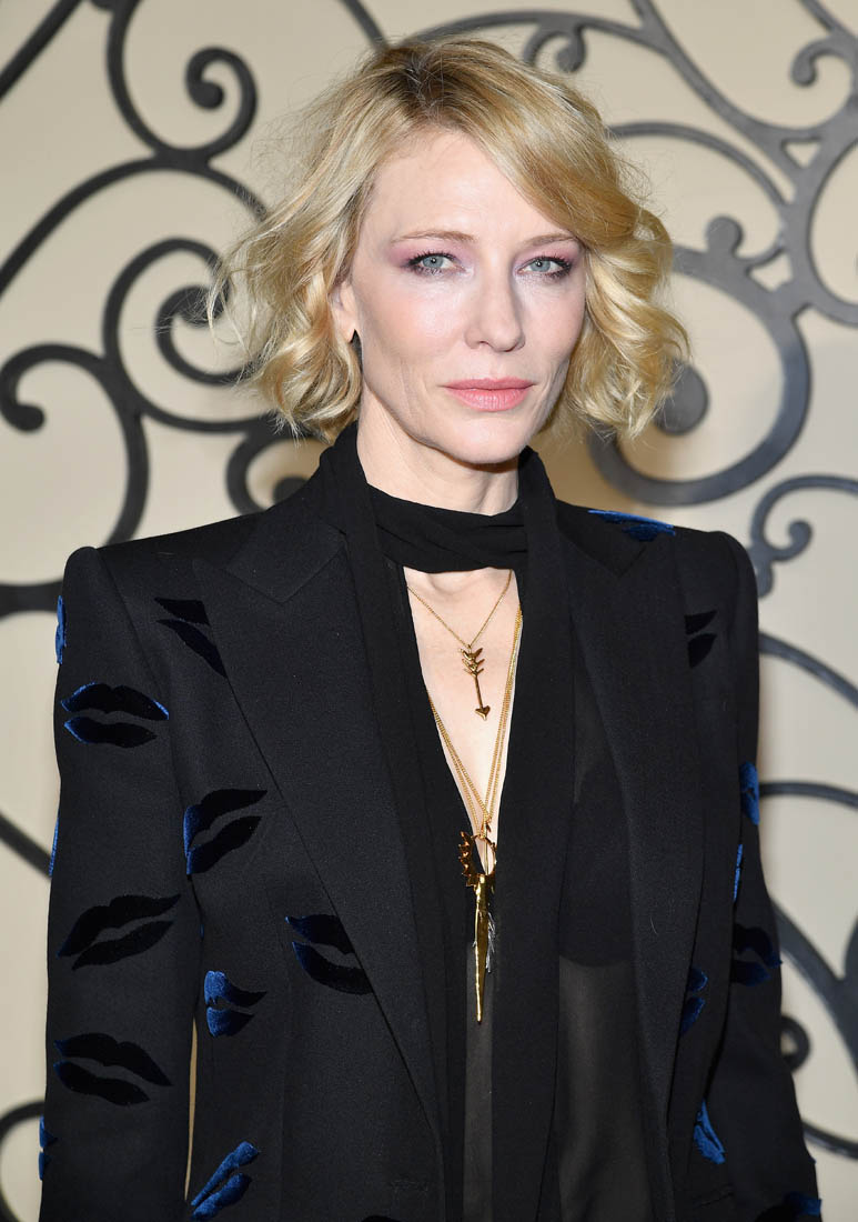 Cate Blanchett's blazer lips