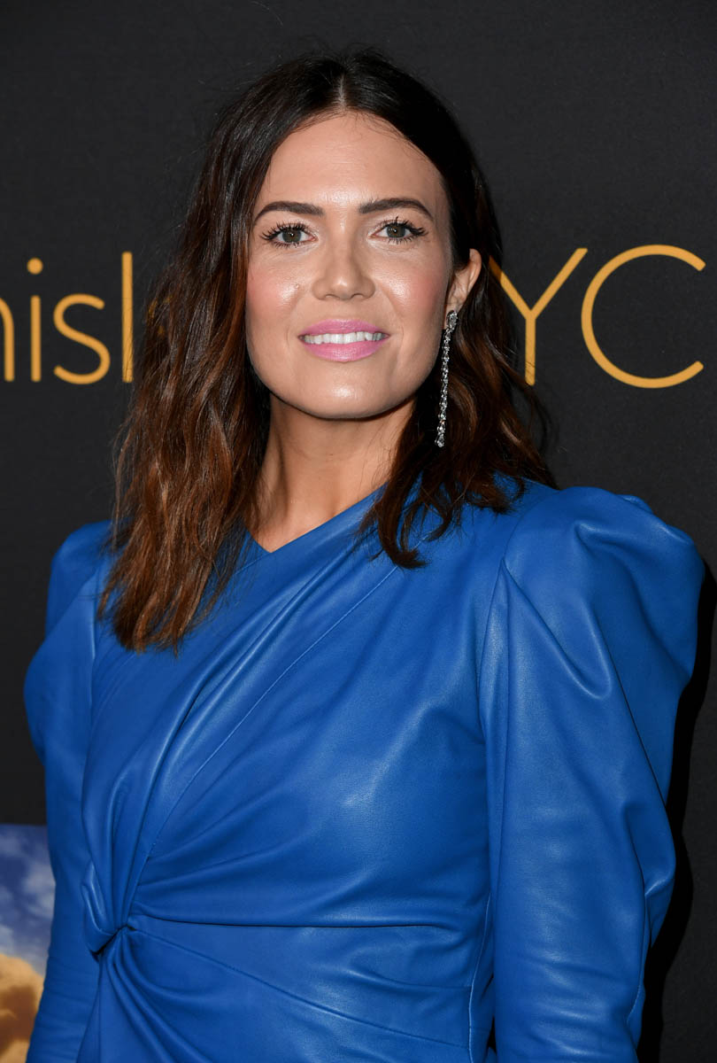 Mandy Moore in blue leather Lainey Gossip Lifestyle