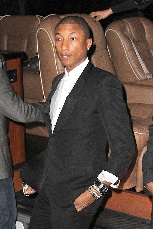 Pharrell's Cipriani's no socks and short pants|Lainey Gossip Lifestyle