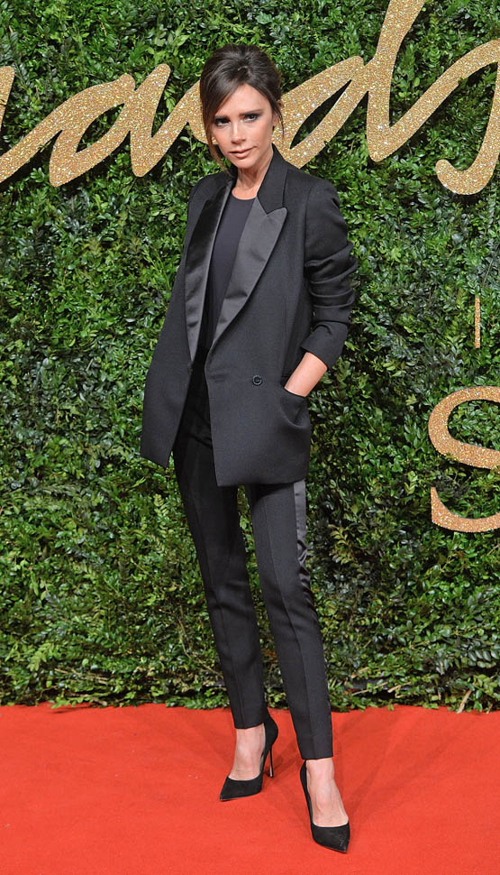 Victoria Beckham's tuxedo at British Fashion Awards|Lainey Gossip Lifestyle
